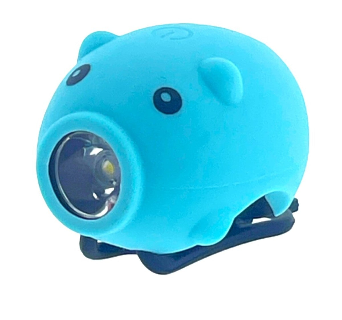 Pexkids bicycle horn pig with LED lamp USB blue