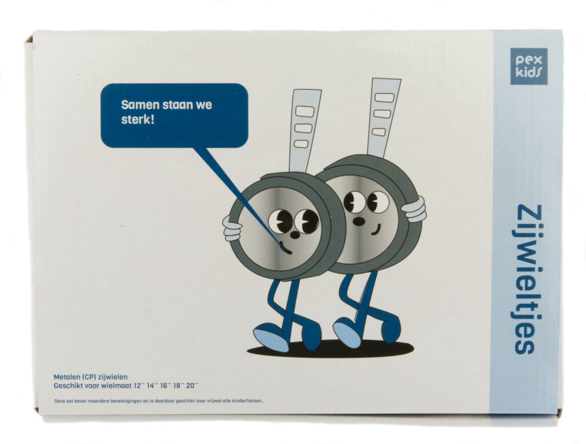 Pexkids 12-20 Chrome Training Wheels