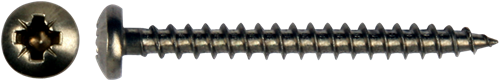 Pgb-europe pgb-fasteners | universele schroef cilinderkop panhead ø 3,5x30 a2 pz2 pgwczva00003500303