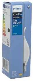 Philips LED Lamp Candle com Krul E14 250 LM MAT