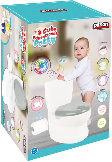 Pilsan pädagogischer Plaspot weiß grau