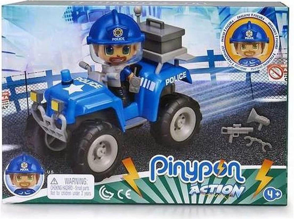 Famosa pinypon - police trike with police officer