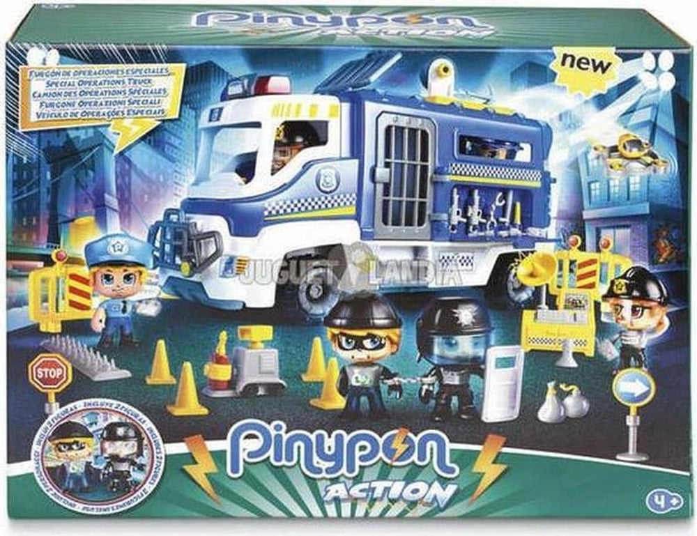 Famosa pinypon - police car 25 accessories and 2 play figures