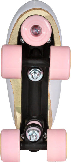 Playlife Verstellbare Rollschuhn -Skates Junior Weißrosa Größe 35 38