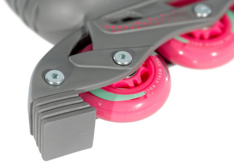 Playlife Inline Skates Riddler Hardboot 82A Grau Größe 35-38