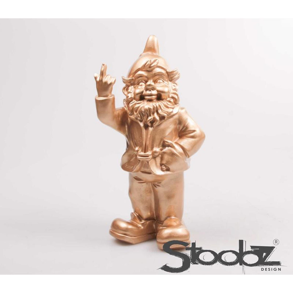 Stoobz дизайн stoobz gnome f*ck you gold 32cm
