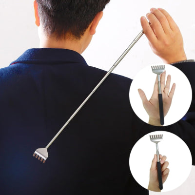 Telescopische rugkrabber 49 cm 3 assorti | 24 stuks