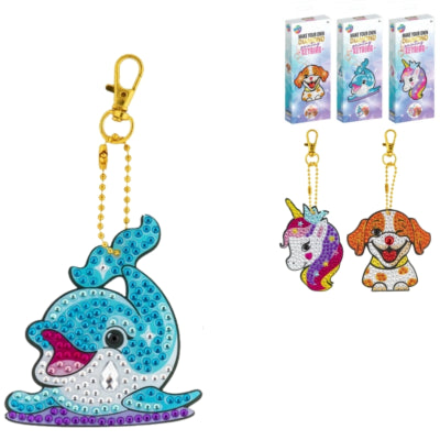 Ustvarjalna obrtna skupina izdela svoj obesek za ključe z diamantno poslikavo