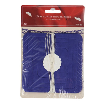 Garland blue 4 m set of 2 | 24 pieces