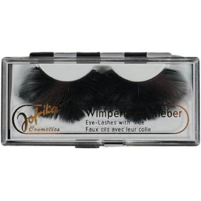 Jofrika cosmetics kunstwimpers veren zwart 9,5 cm b-keus ve500 | 50 stuks