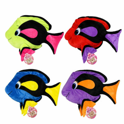 Jonotoys knuffel vis 55 cm 4 assorti | 16 stuks