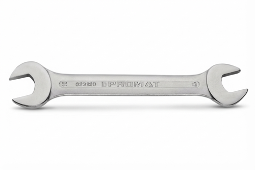 Clé à fourche double Promat tecwerk | 10x13mm | longueur 172 mm | chromé - 4000823106