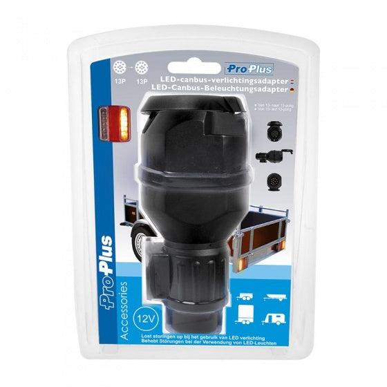 Proplus LED lighting adapter 12 Volt 13-13-pin 16 cm black