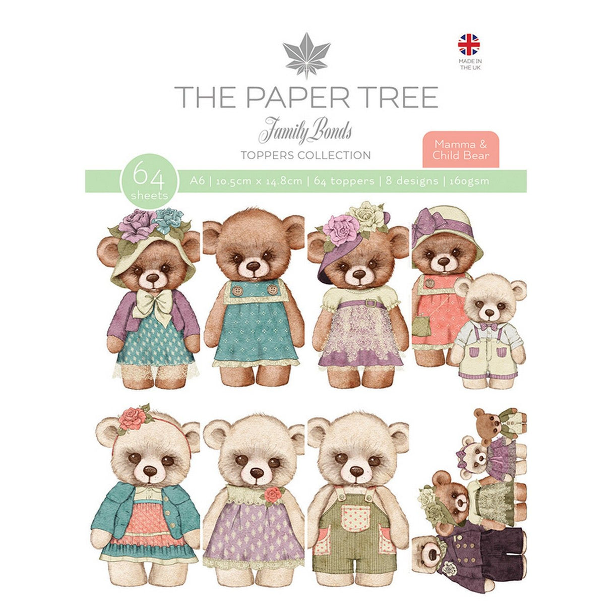 The paper tree • family bonds toppers collection mama bear