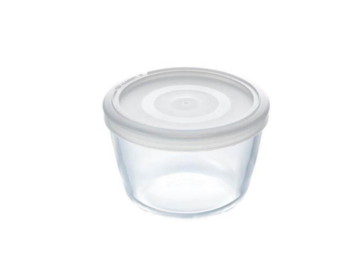 Escala de congelación de Pyrex Cook alrededor de 0.6L 12 cm con tapa adhesiva
