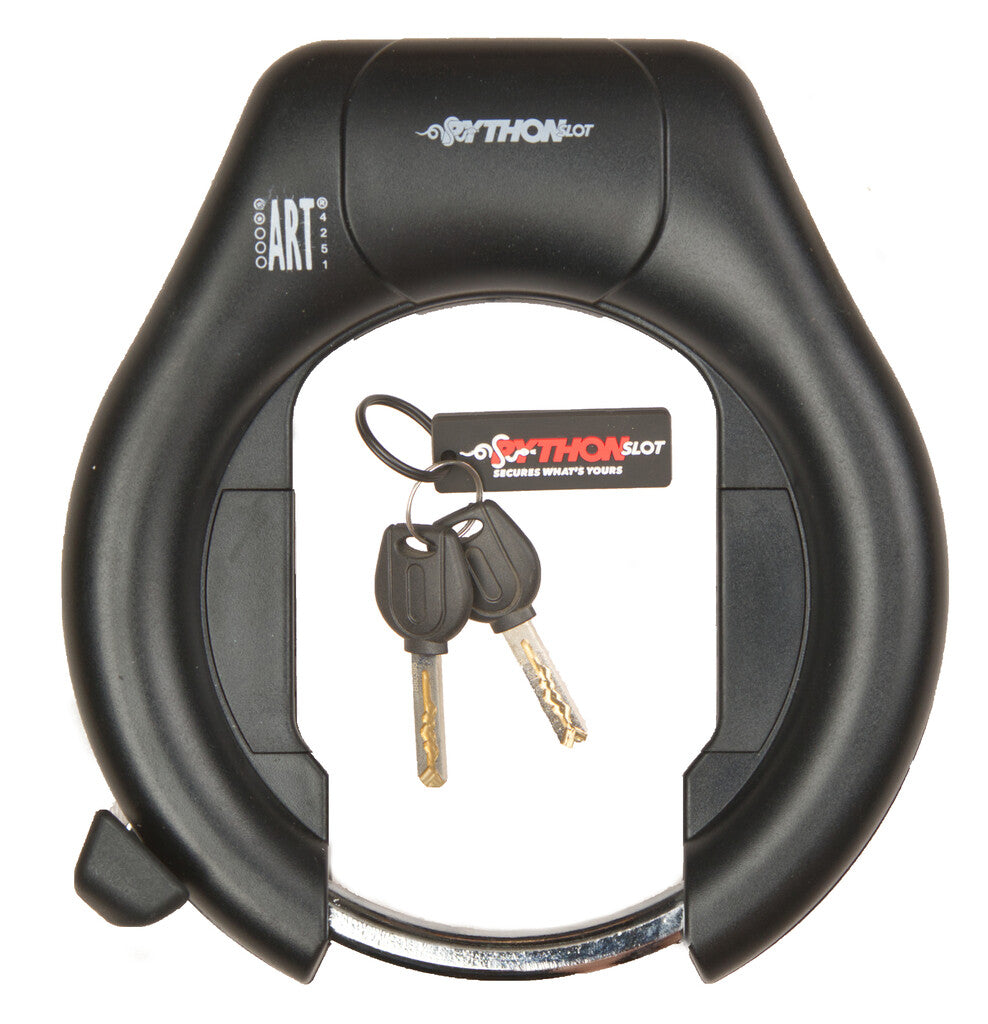 Python zárkeretes zár nehéz, fekete, art-2