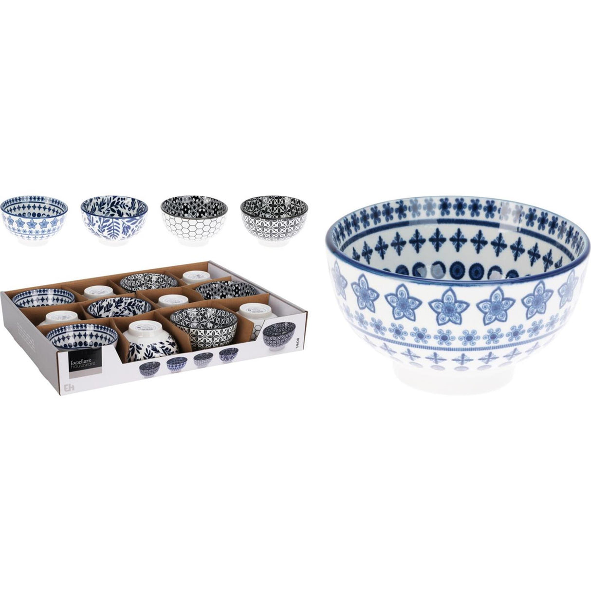 Excellent houseware schaal porselein ø11,5xh6cm