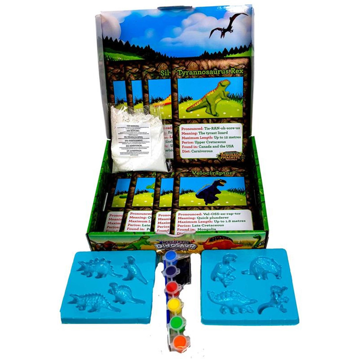 Grafix magnetische dino activity box