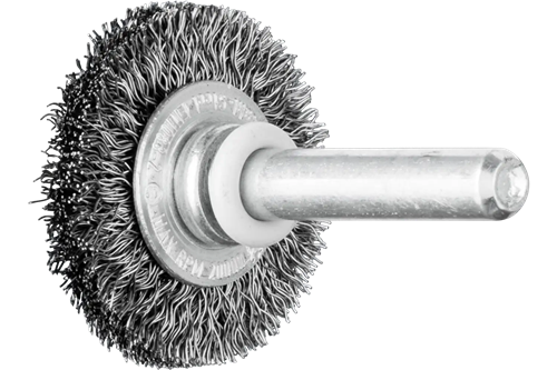 Pferd staalborstel op stift 30x6x6 0.2 staal