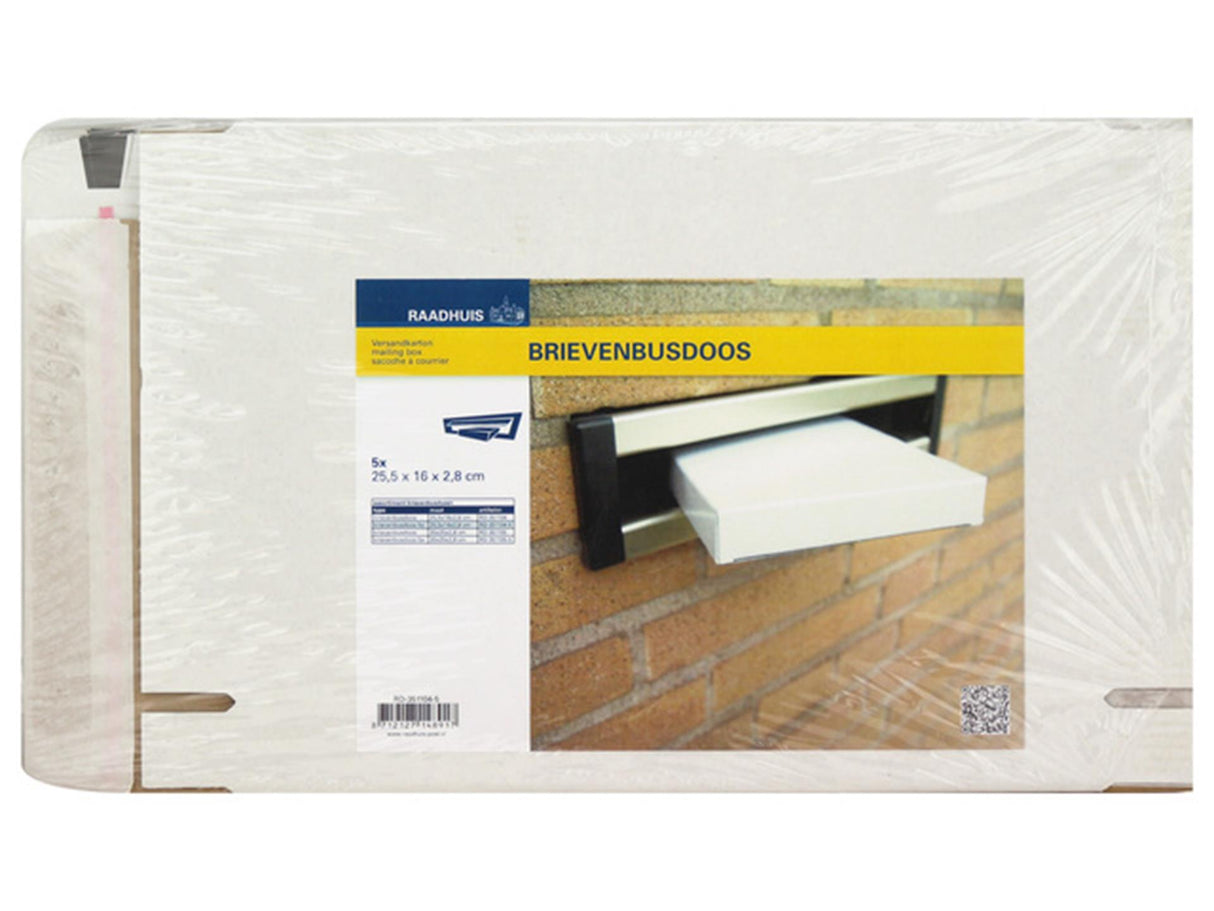 Kangaro brievenbusdoos 170x255x27mm pak a 5