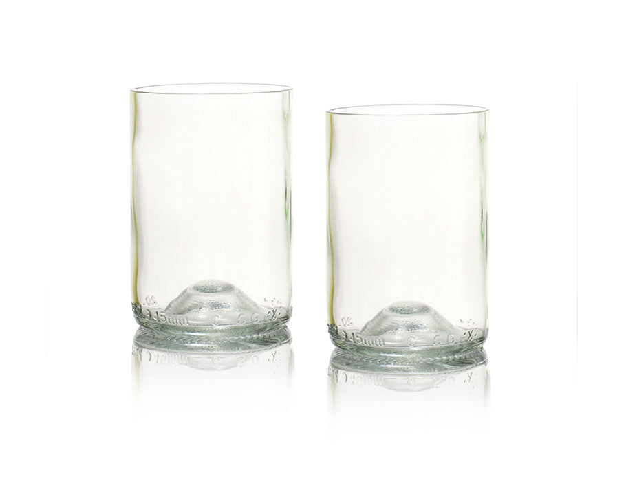 Rebottled glasses - 2-pack - clear
