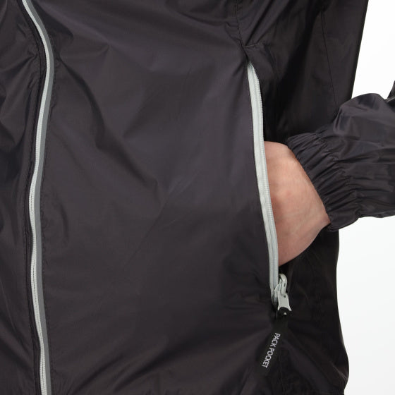 Regatta lyle iv regnrock huva män grå storlek xl