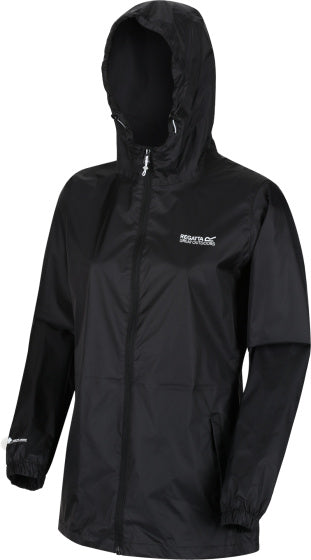 Regatta Pack-It III dežna jakna dame črne velikosti xxl