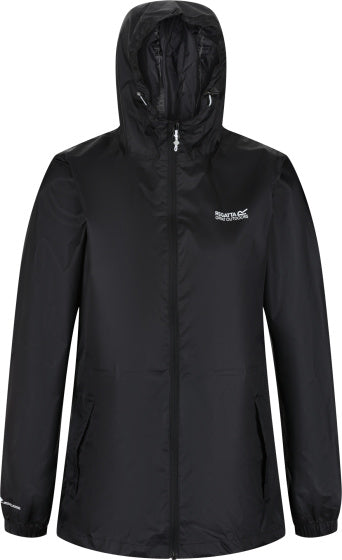 Regatta Pack-It III dežna jakna dame črne velikosti xxl
