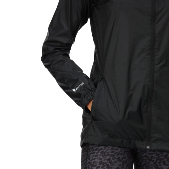 Regatta Pack-et III Reen Jackett Dammen schwaarz Gréisst m