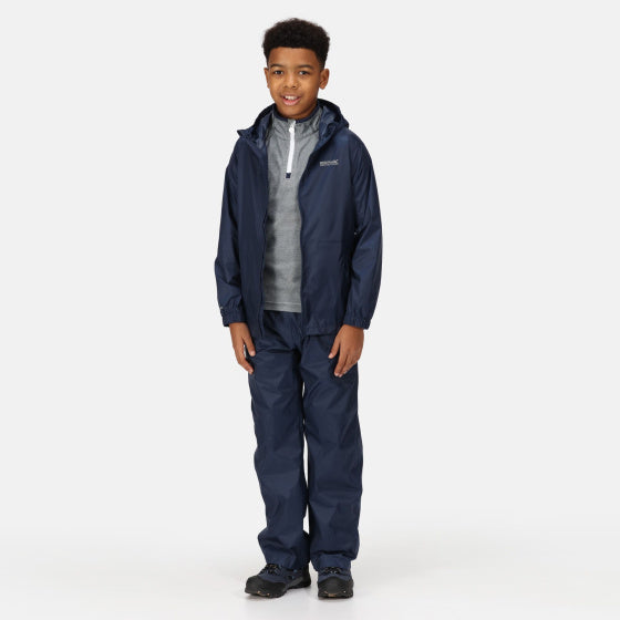 Regatta Pack It III raincoat boys dark blue size 9-10 years