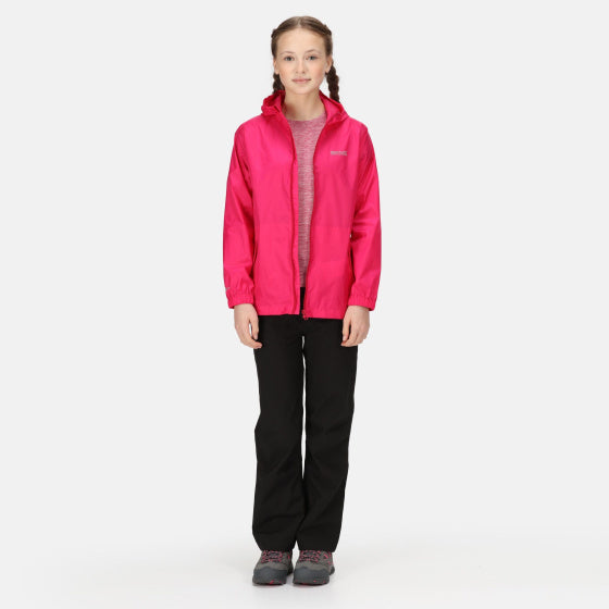 Regatta Pack It III Raincoat Girls Pink Størrelse 9-10 år