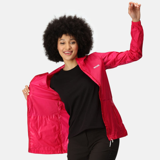 Regatta Pack it III shell jacket women's pink size XS