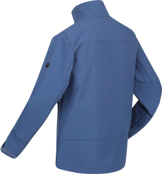 Regatta iwwermoor softshellcoat Männer blo Gréisst xl