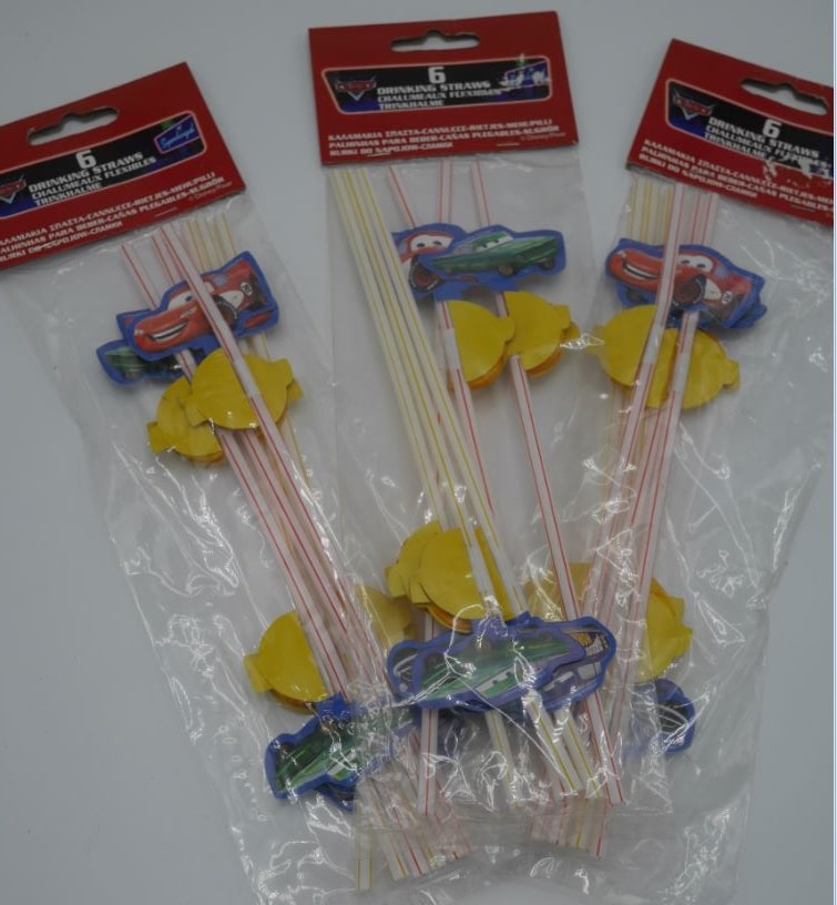 Van der Doelen Cars Routjes mit Lüfter 18 Teile, schön für jede Party