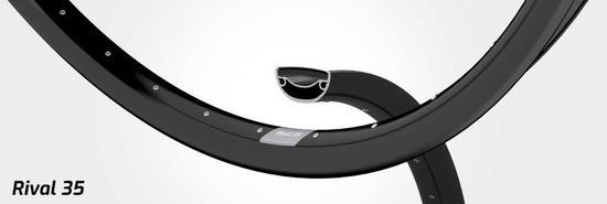 Jante Rigida ryde 28 (622) rival-35 36 14 noire (non coupée)