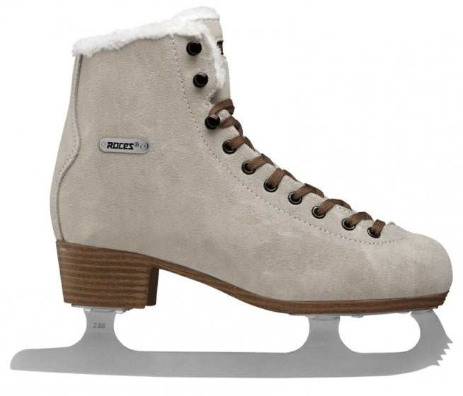 Roces Figure Skates suede Eco-fur brown size 38