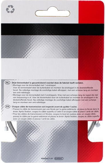 inner gear cable 2250 mm silver