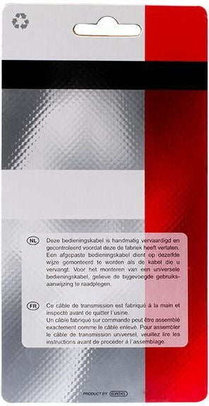 universal brake cable set 1.70 meters black