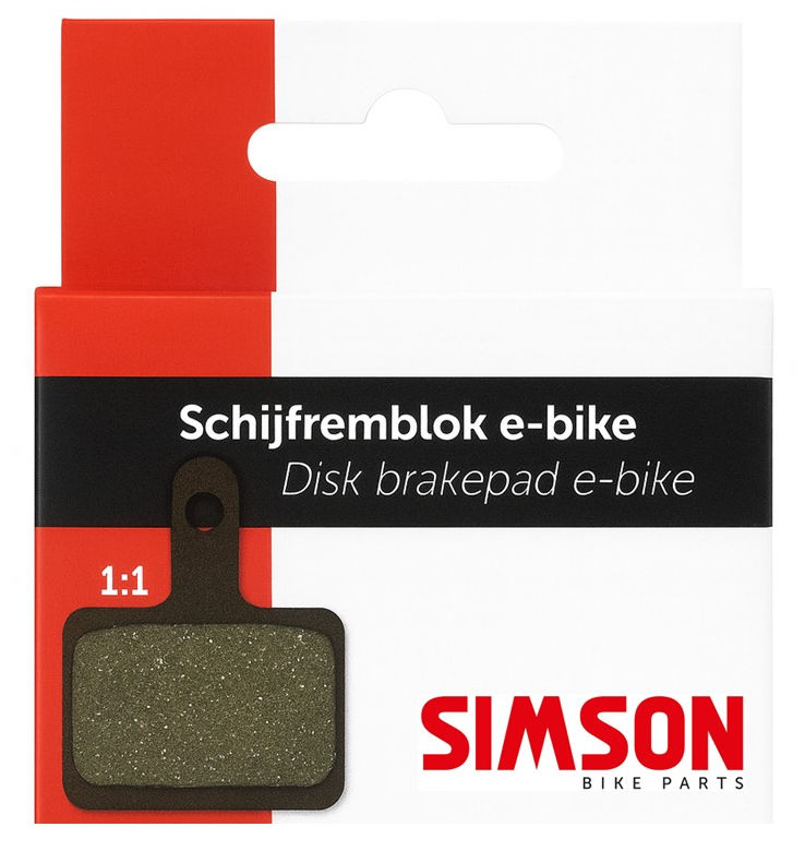 Simson disc brake pads e-bike shimano tektro