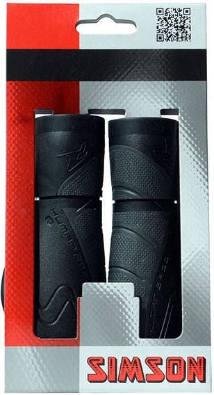 Simson maneja la ergonomía de la forma de la paleta de la paleta del anshracita-antracita, la distribución de presión óptima, soporte adicional, adecuado para bicicletas con engranaje de cambio de agarre #Simson #Gonomics #Black-Antracite