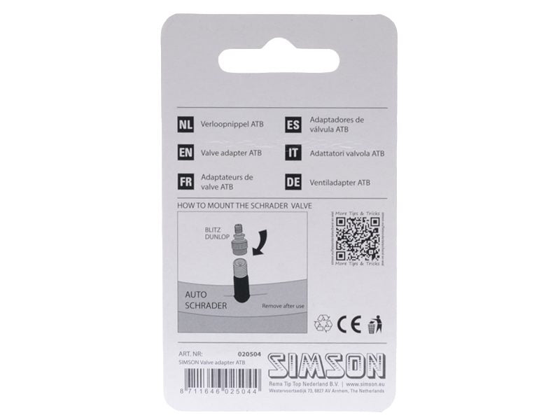 Simson adapter nipple car