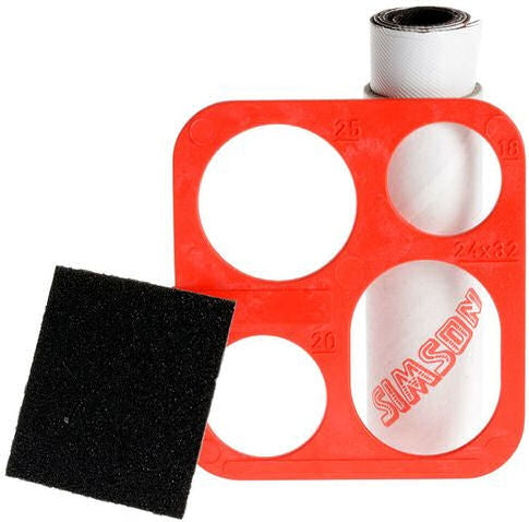 Simson tire repair roll cutting plaster