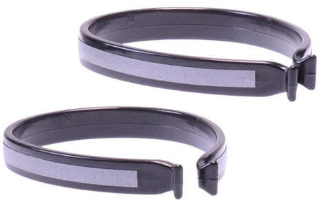 Simson Trouser Clamps plastic reflection per set on card