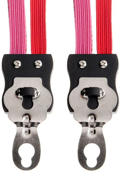 Simson Trio Short Quick Tie with 3 Ties - Pink Red