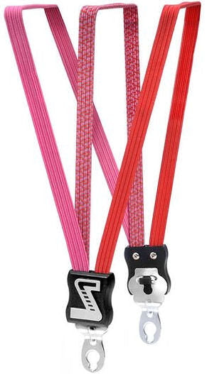 Simson Trio Short Quick Tie with 3 Ties - Pink Red