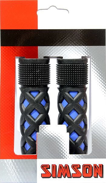 Simson Children's Handlebar Grips - Universal - Adjustable - Cobalt Black - Bicycle