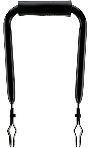 Simson backrest narrow black with vinyl back cushion