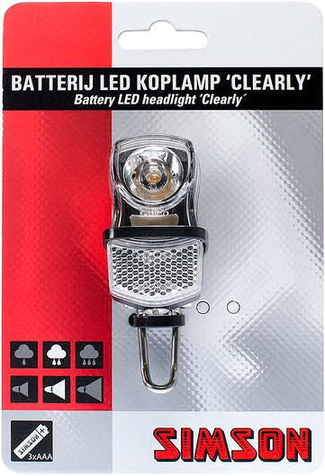 Reflektor wyraźnie LED Bateria czarna