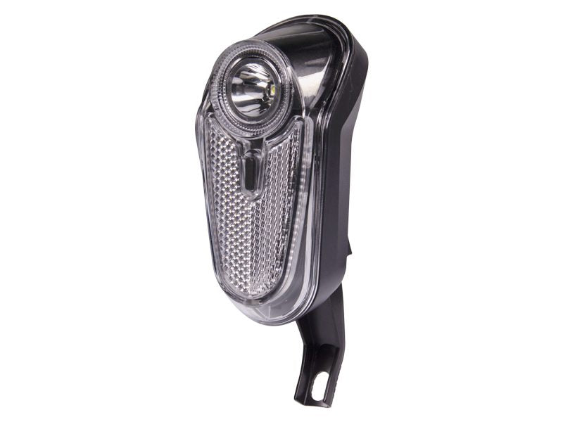 Intense battery-powered black LED headlamp