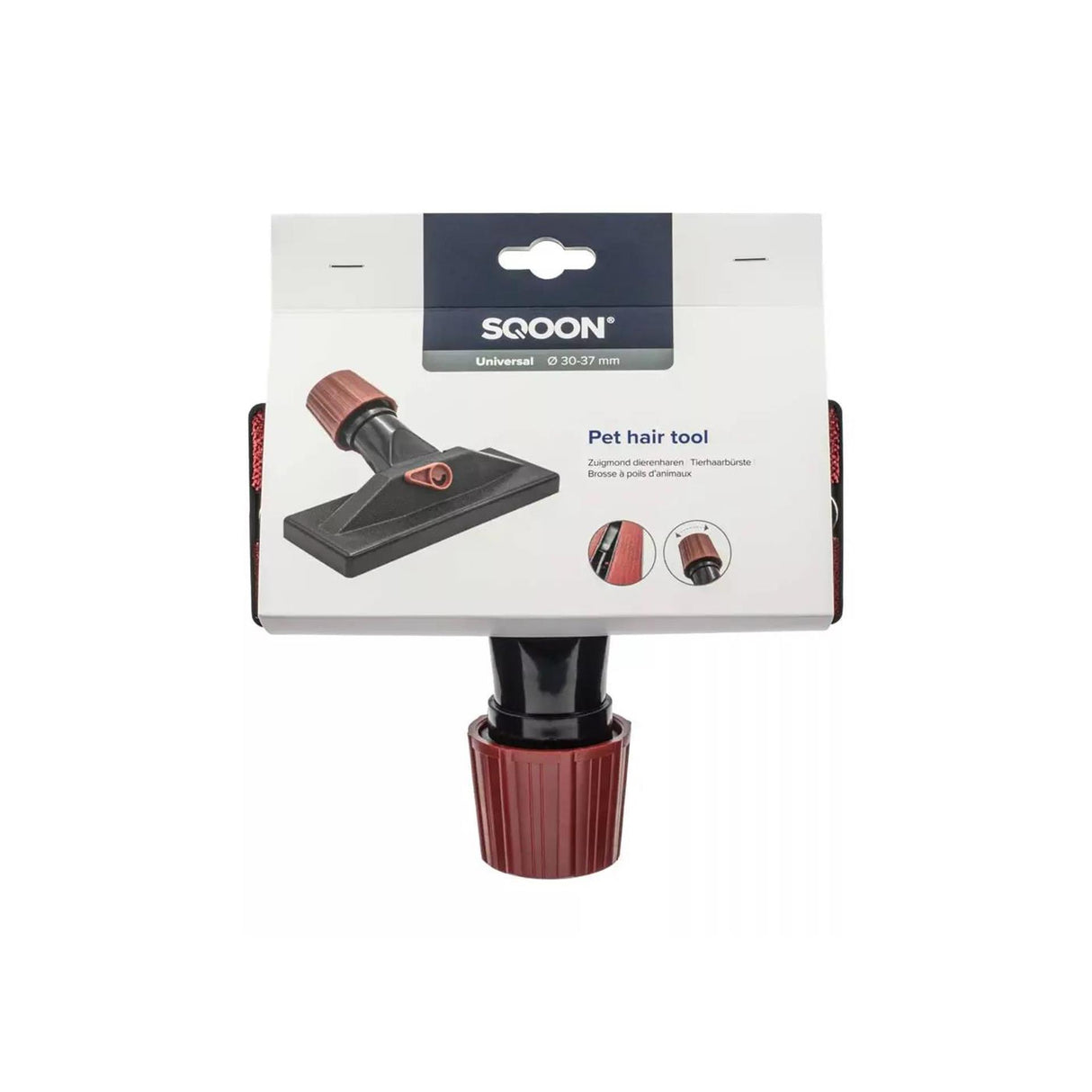 Sqoon fluweelborstel universeel